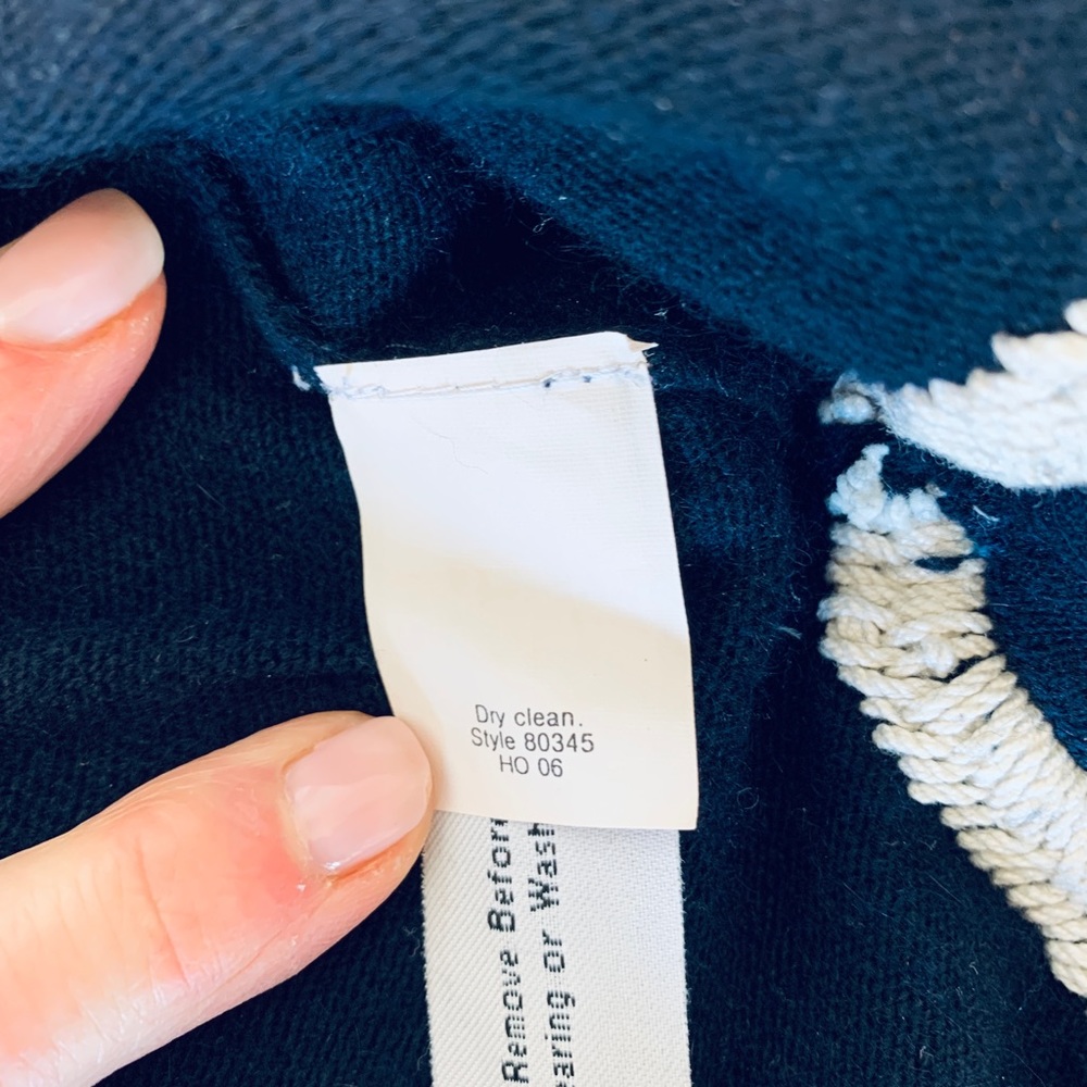 J.Crew Navy Tunic Sweater Small - Picture 6 of 6